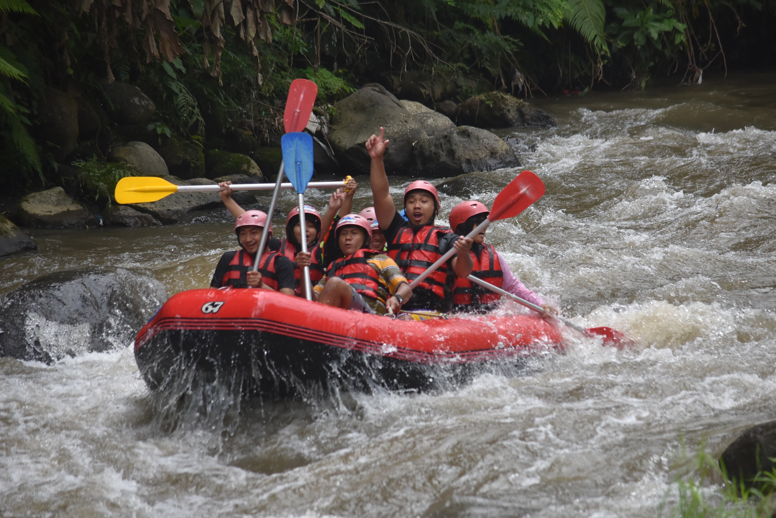 Ayung Rafting Bersama Bali Red Paddle