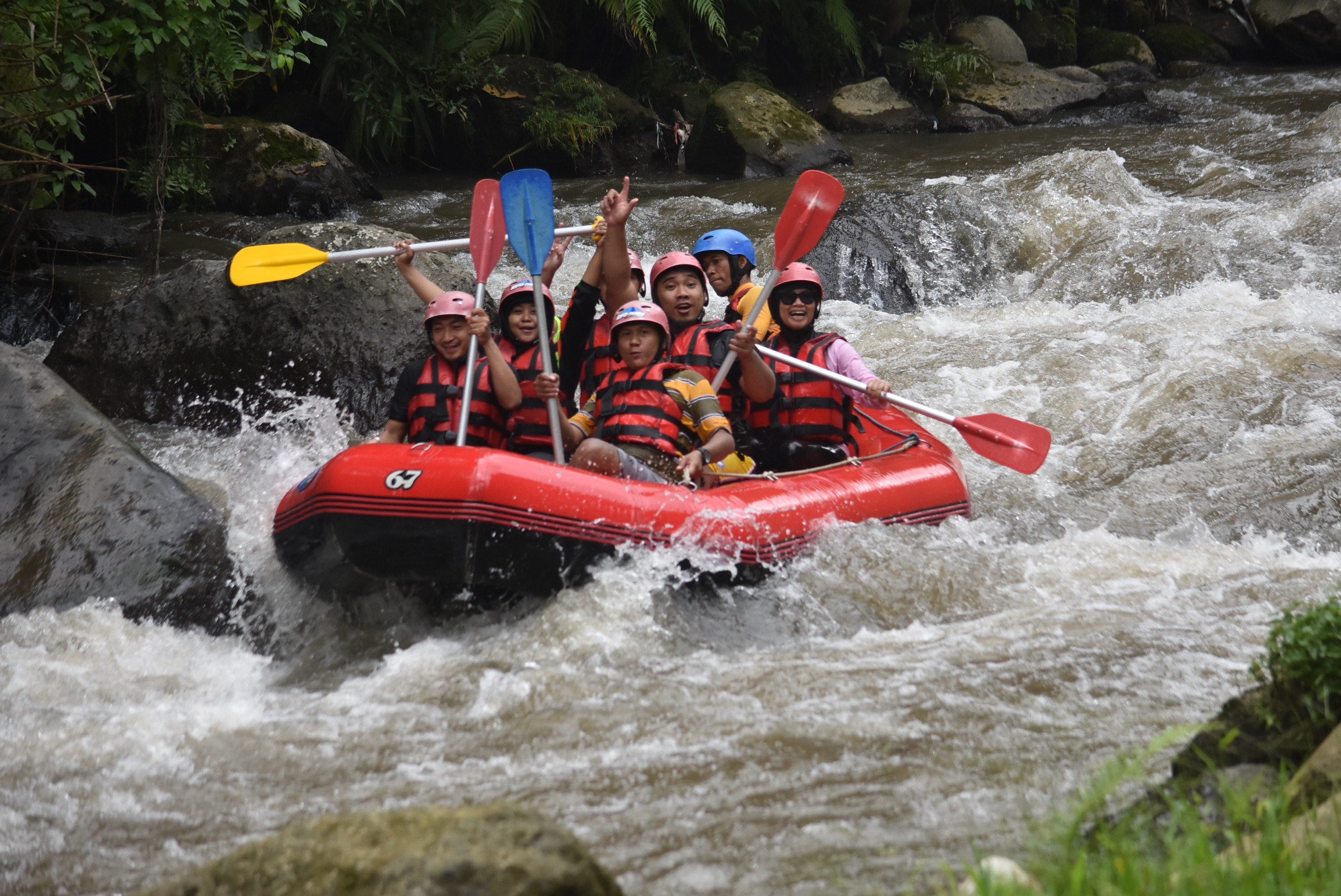 Ayung Rafting Bersama Bali Red Paddle