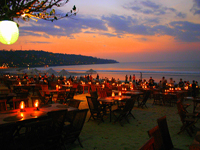 Dinner di jimbaran Bali